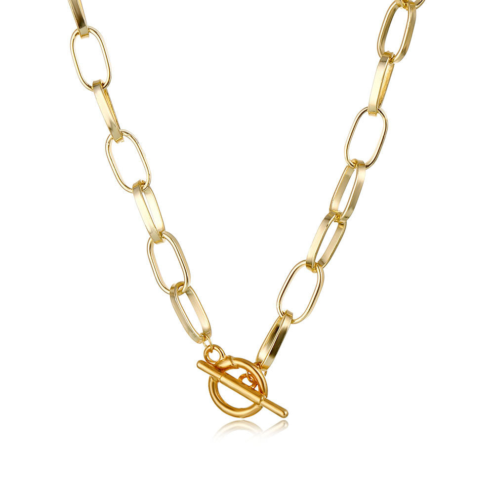 Buckle Clavicle Necklace