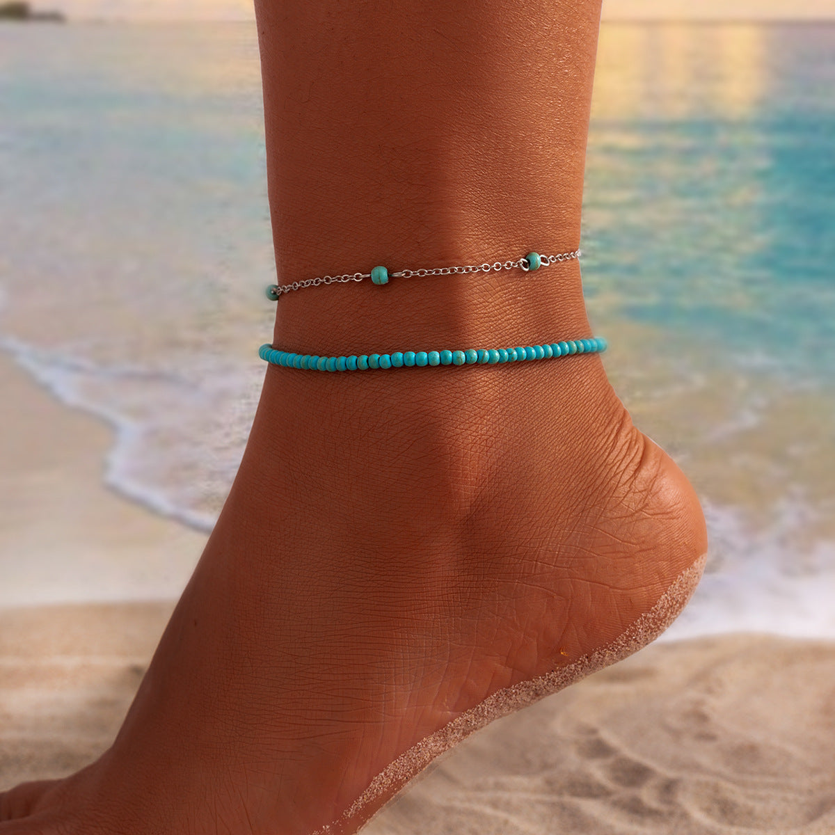 Bohemian Multi-layer Anklet