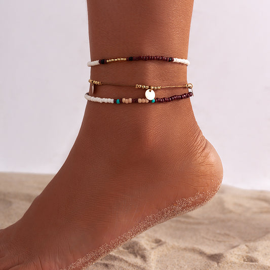 Bohemian Multi-layer Anklet