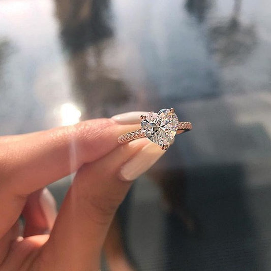 heart-shaped ring