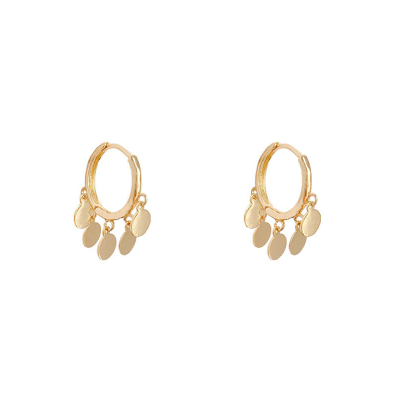 Mini Wafer Earrings