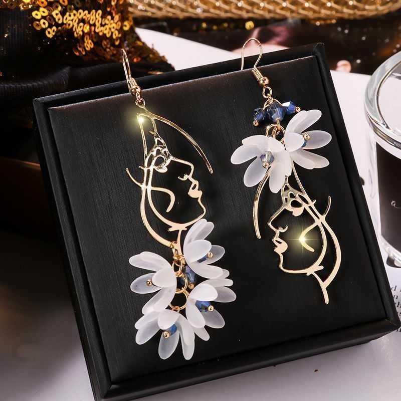 Flower Long Earrings
