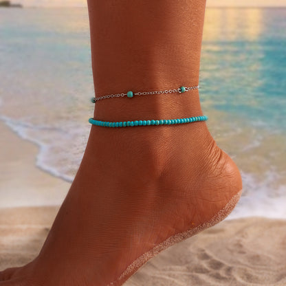 Bohemian Multi-layer  Anklet