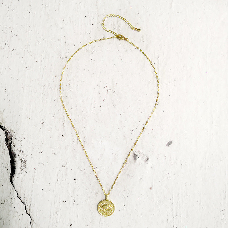 evil eye pendant necklace