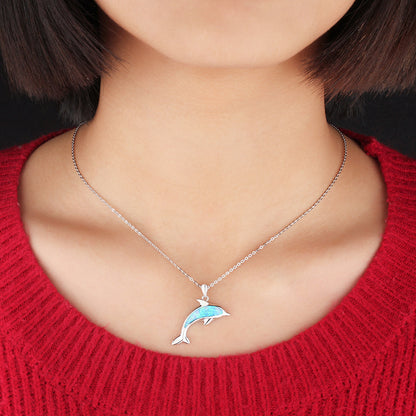 Dolphin Pendant Necklace