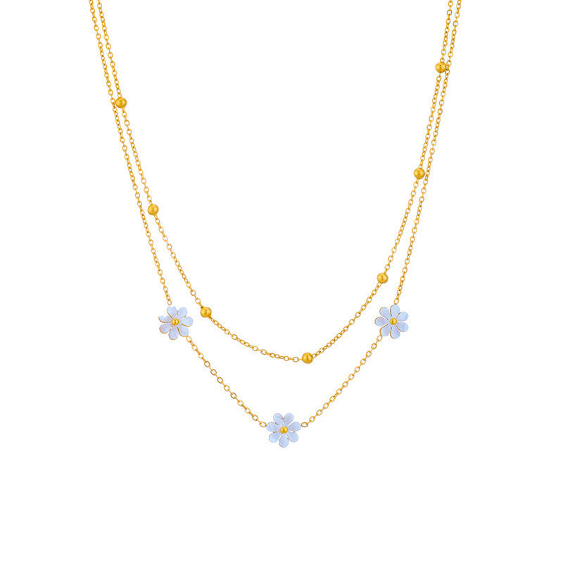 Daisy  Flower necklace