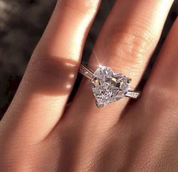 heart-shaped ring