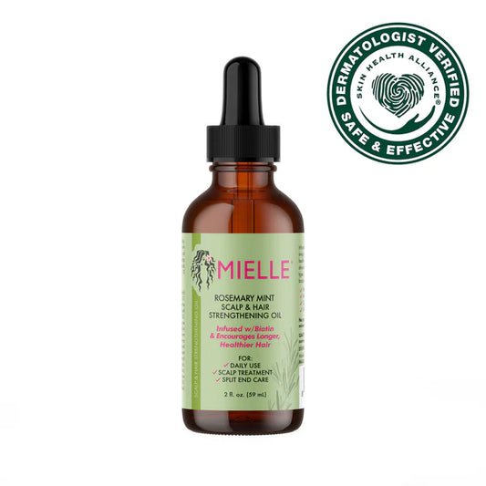 Mielle, Scalp & Hair Strengthening Oil, Rosemary Mint, 2 fl oz (59 ml)