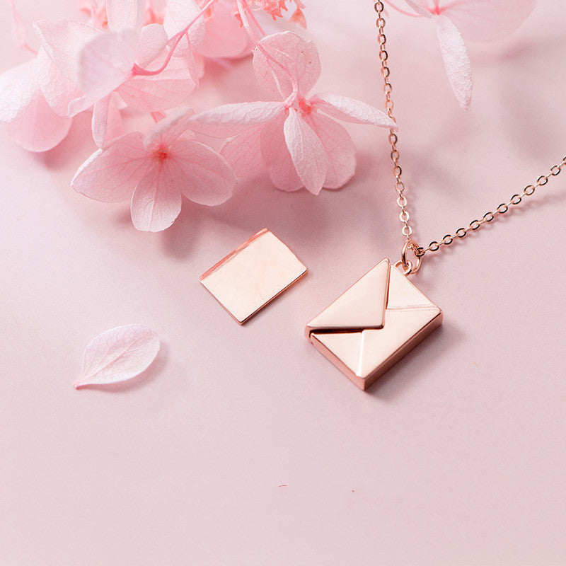Necklace Lover Letter Pendant