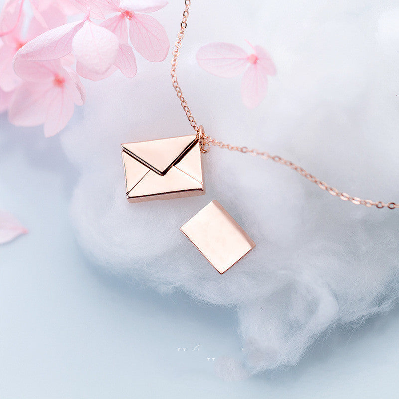 Necklace Lover Letter Pendant