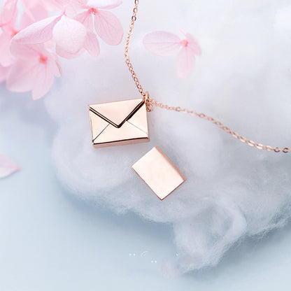 Necklace Lover Letter Pendant
