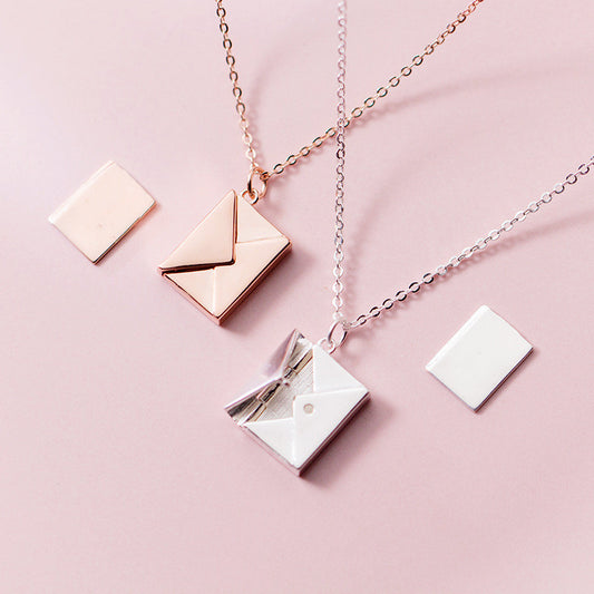 Necklace Lover Letter Pendant