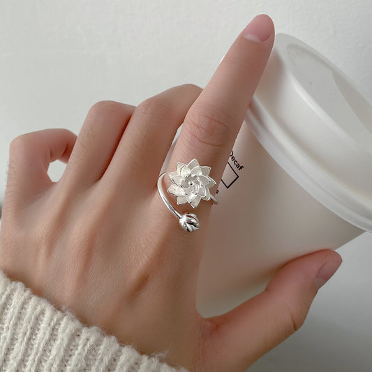 White Lotus Ring