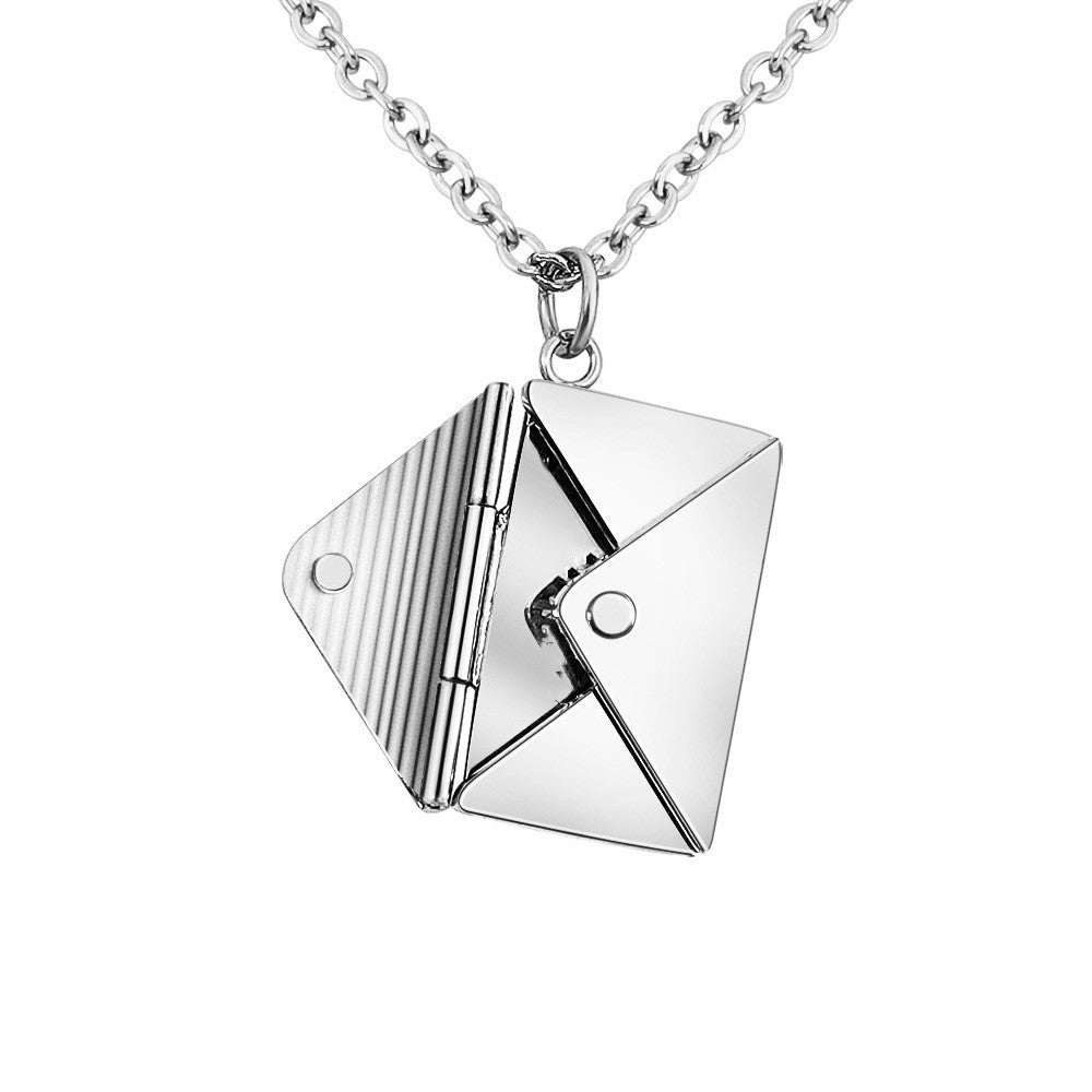 Necklace Lover Letter Pendant