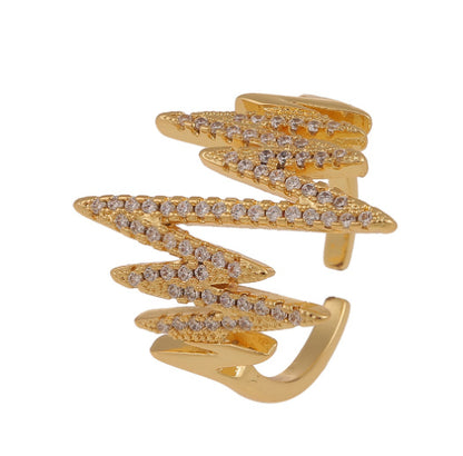 Zircon Paper Clip Ring