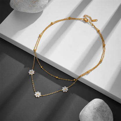 Daisy  Flower necklace