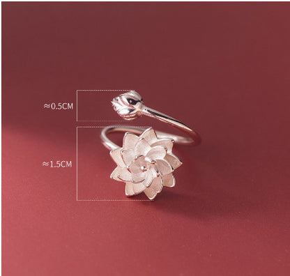 White Lotus Ring